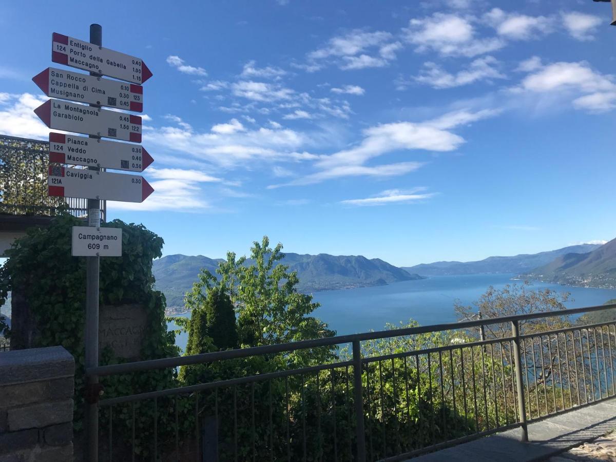 Vista Lago Maccagno Kültér fotó